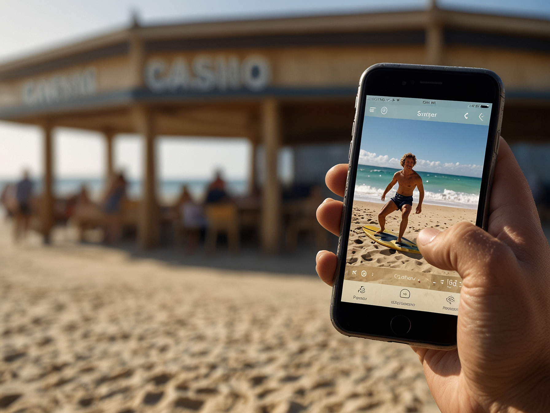 Queen88 hero with surf and mobile app